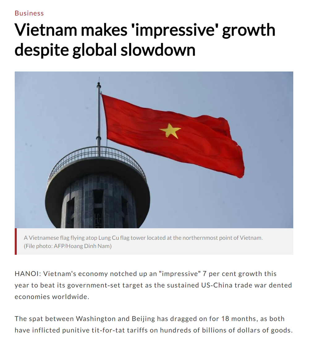Truyền thông quốc tế: Kinh tế toàn cầu giảm tốc, nhưng Việt Nam vẫn tăng trưởng đầy ấn tượng - Ảnh 1.