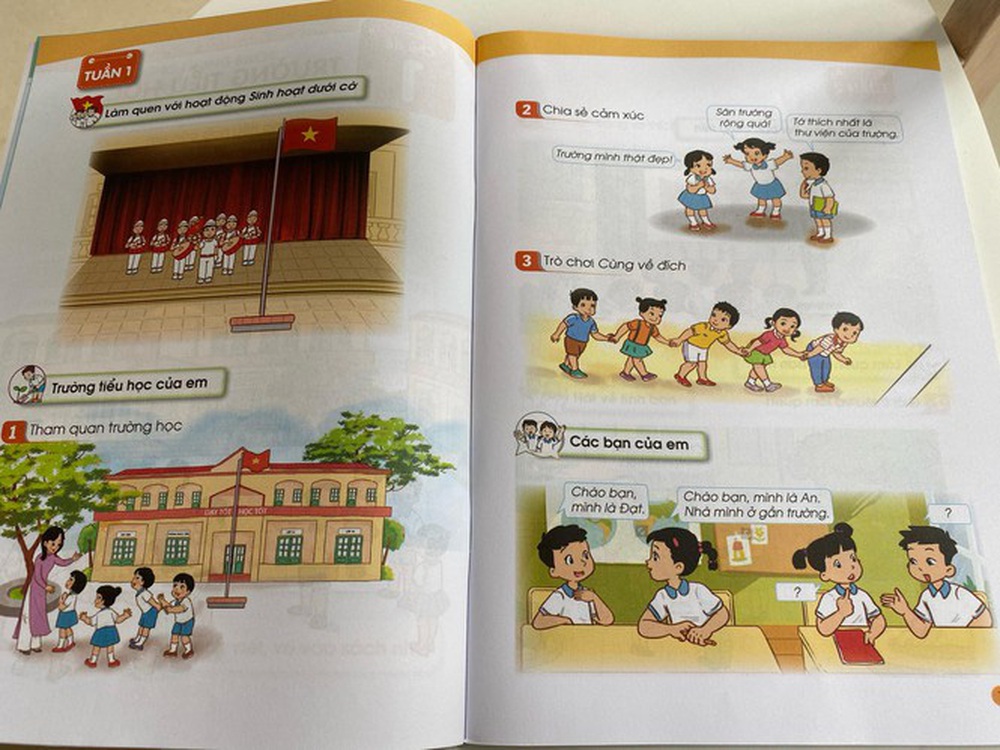 Hé lộ những trang đầu tiên trong bộ sách giáo khoa mới - Ảnh 4.