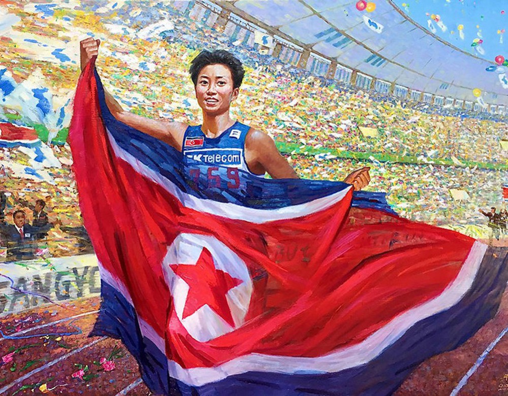 Thể thao Triều Tiên chinh phục thế giới thông qua... tranh cổ động