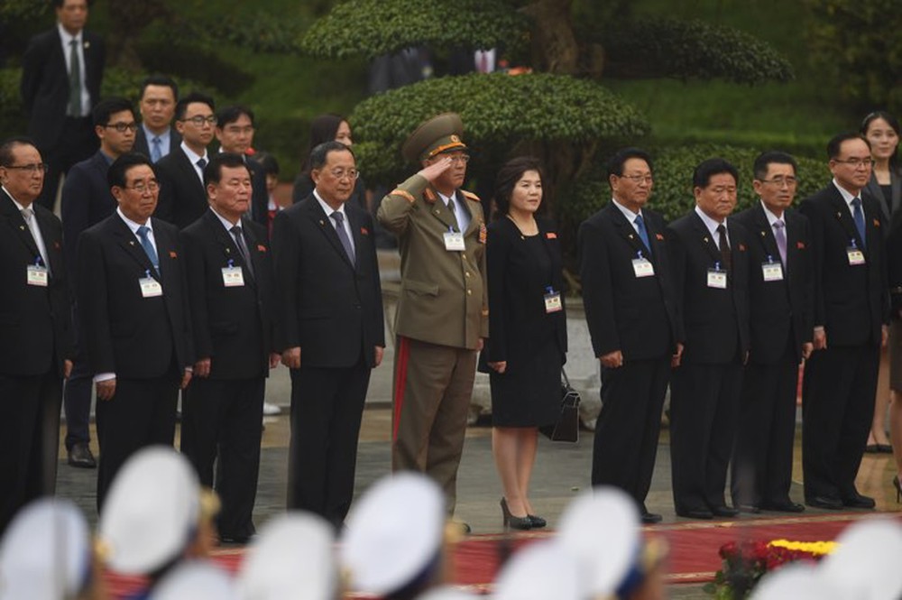Toàn cảnh Lễ đón Chủ tịch Triều Tiên Kim Jong Un thăm chính thức Việt Nam - Ảnh 8.