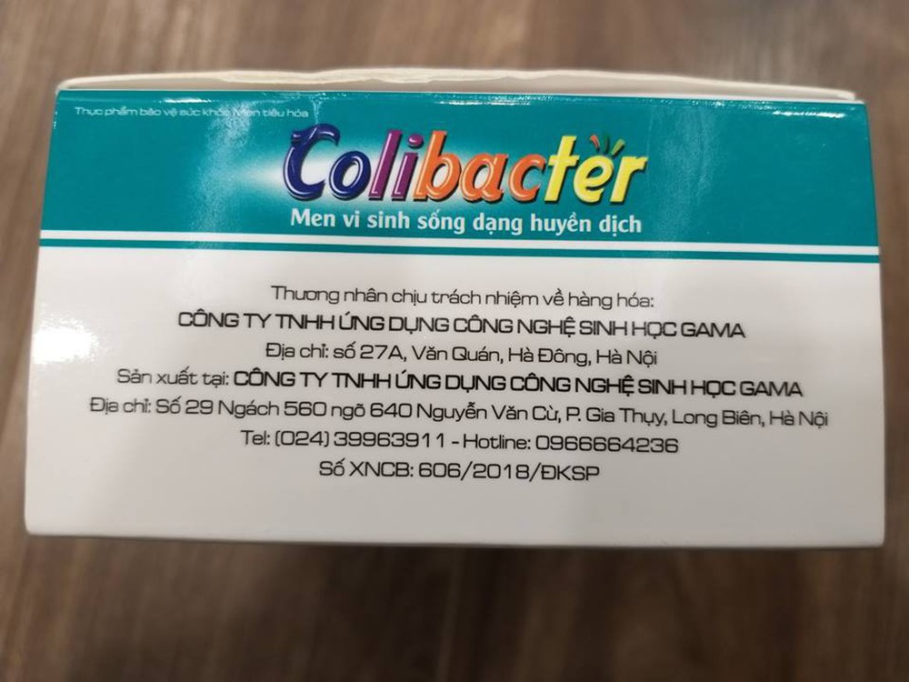 Men tiêu hóa Colibacter có dị vật, doanh nghiệp nói không trực tiếp bán ra thị trường - Ảnh 3.