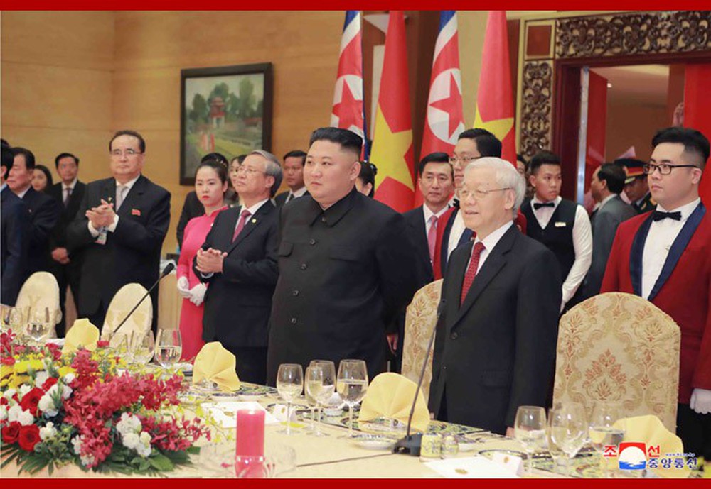 Tiệc chiêu đãi Chủ tịch Kim Jong-un tại Hà Nội qua ống kính phóng viên Triều Tiên - Ảnh 12.