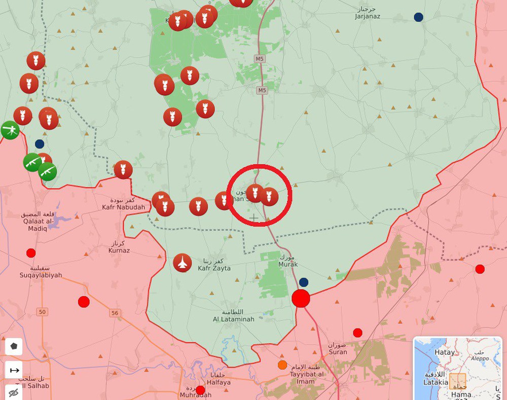 Syria nóng - Máy bay hiện đại nhất Hải quân Mỹ xuất hiện ngoài khơi, thiết giáp Thổ Nhĩ Kỳ thọc sâu tận Hama - Ảnh 8.