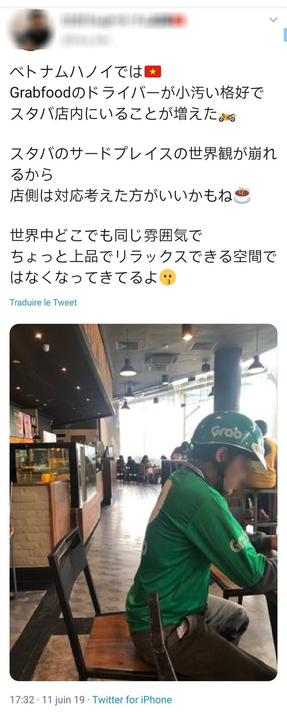 CEO Nhật gây tranh cãi khi đăng đàn chê shipper Việt trông bẩn bẩn, làm mất không khí sang trọng ở Starbucks - Ảnh 1.