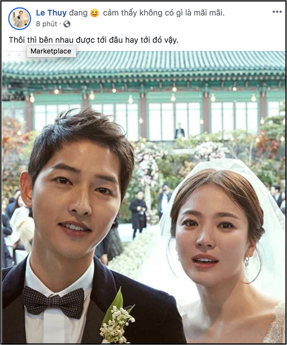 Biết tin Song Joong Ki và Song Hye Kyo ly hôn, sao Việt phản ứng: Người khóc ròng, kẻ bàng hoàng không tin vào tình yêu - Ảnh 3.