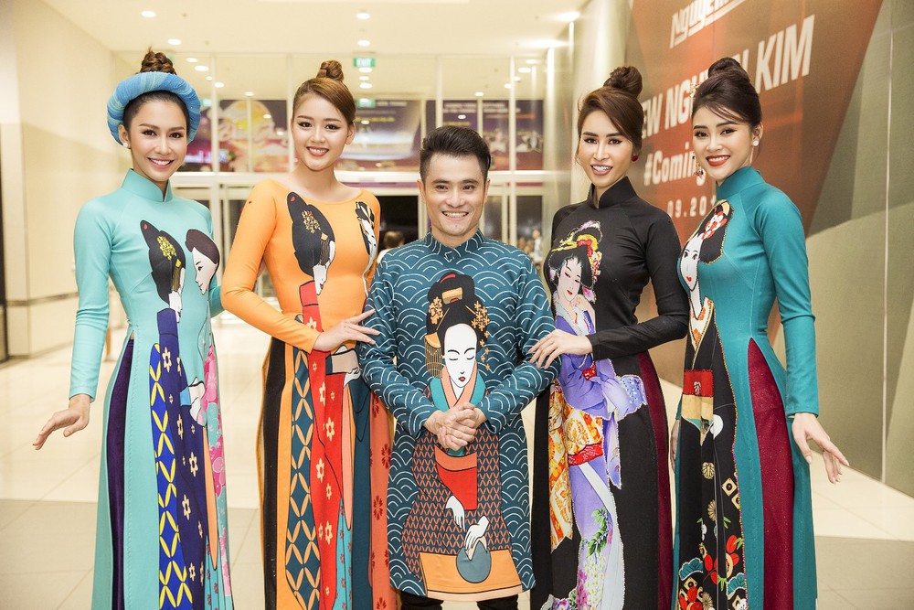 20 người đẹp trình diễn bộ sưu tập áo dài Cảm hứng Nhật Bản của NTK Nhật Dũng - Ảnh 2.