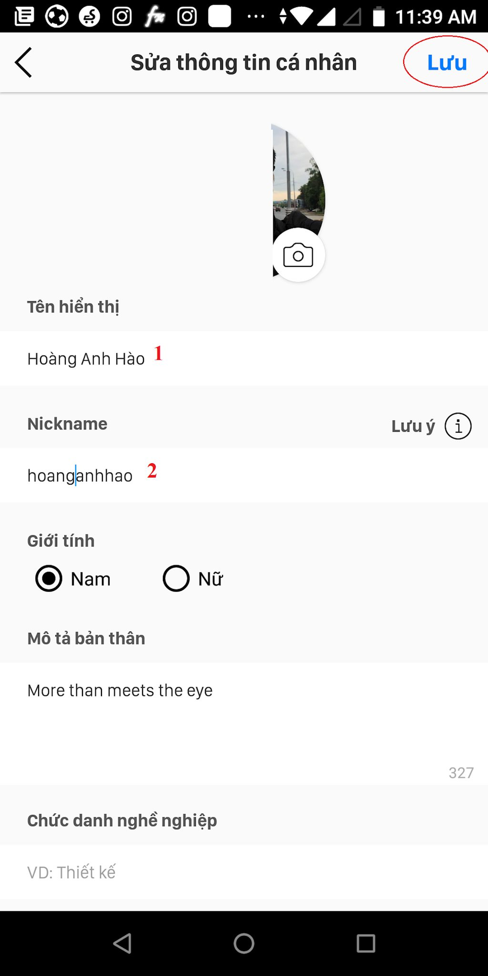 Đổi tên trên mạng xã hội Lotus như thế nào? - Ảnh 3.