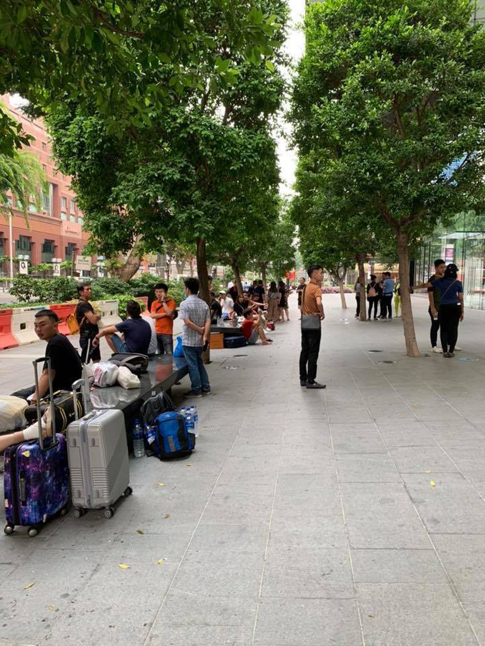 Dân Việt đổ về Apple Store, mang theo vali xếp hàng trước giờ mở bán iPhone 11 - Ảnh 2.