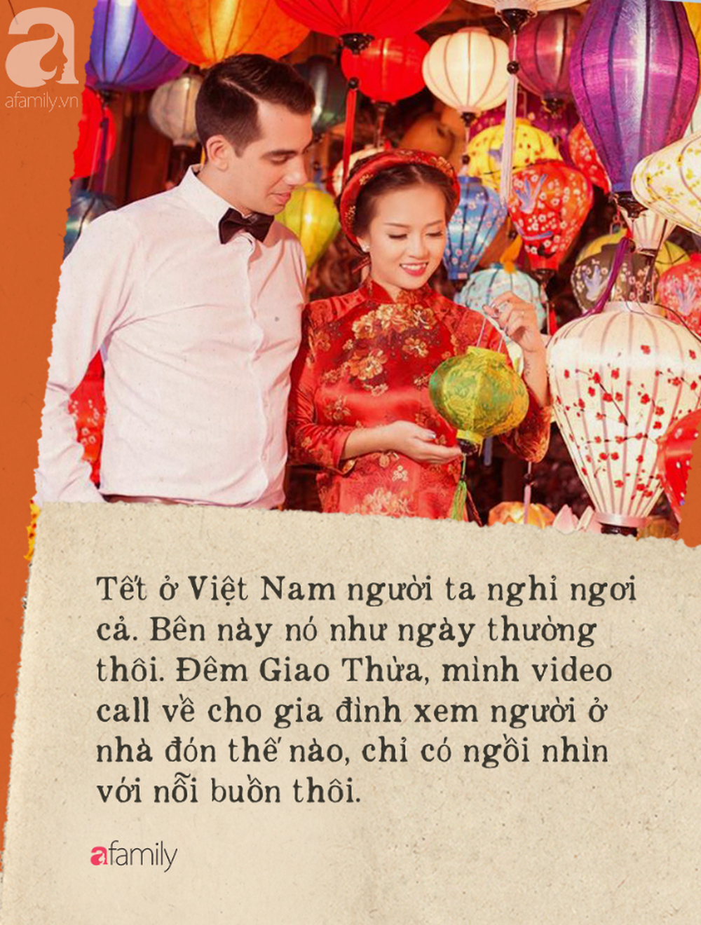 Gái Việt lấy chồng Tây: Chồng lao vào sắm sửa cho vợ bê cả Tết Việt Nam sang xứ người, phản ứng của bố mẹ chồng mới thú vị - Ảnh 3.