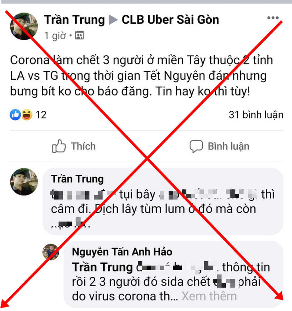 Bác thông tin Long An, Tiền Giang có 3 người tử vong do nhiễm virus corona - Ảnh 1.