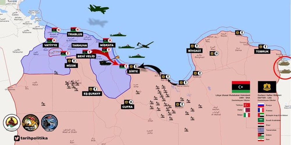 Xe tăng Ai Cập ồ ạt áp sát Libya, hồi chuông báo tử của phe thân Thổ ở chiến địa Sirte? - Ảnh 5.
