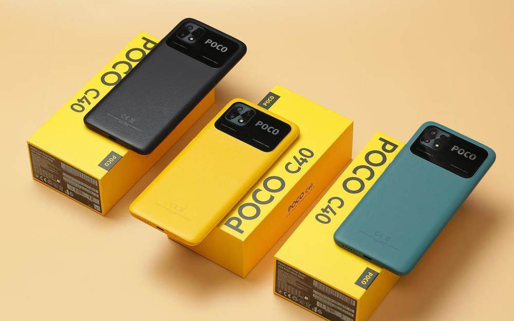 Smartphone mới của Xiaomi - POCO C40: Ngoại hình bắt mắt, pin khủng, giá mềm