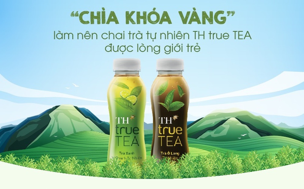 "Chìa khóa vàng" làm nên chai trà tự nhiên TH true TEA được lòng giới trẻ