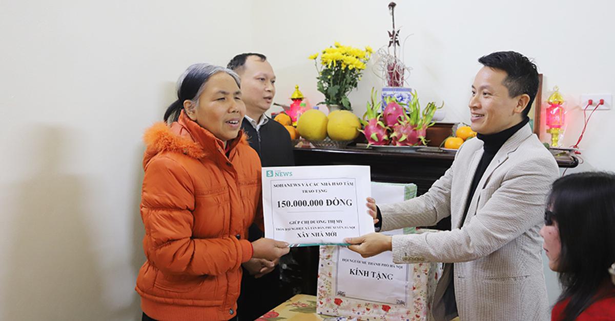 Người phụ nữ mù nghèo khó: 