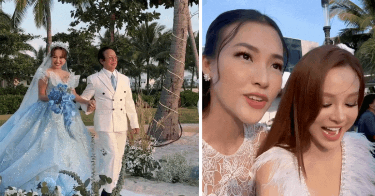 Tham dự hôn lễ Vân Hugo, Hoàng Oanh hỏi Huyền Baby 