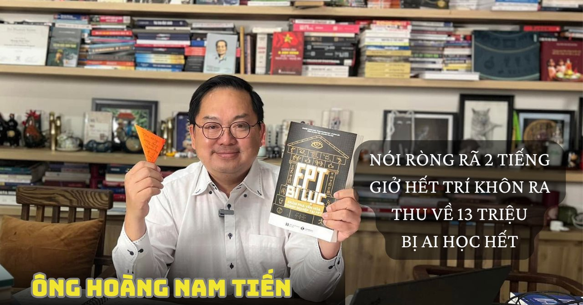Chuyện livestream bán sách của ông Hoàng Nam Tiến: Nói ròng rã 2 tiếng ...