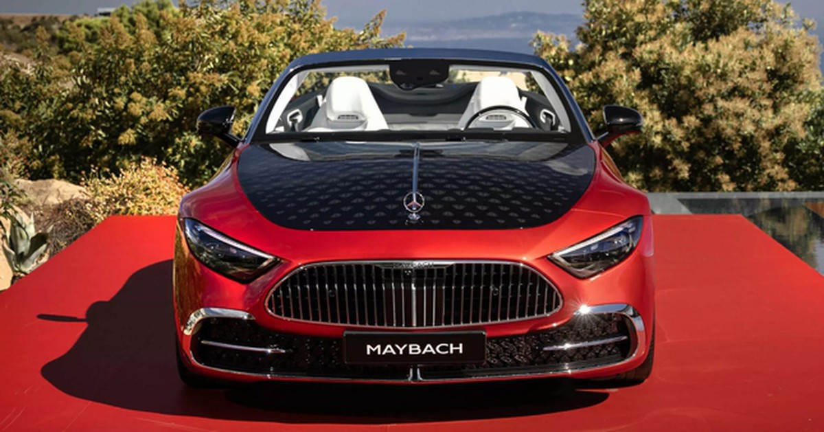 Cận cảnh mẫu mui trần 2 cửa đầu tiên của Maybach