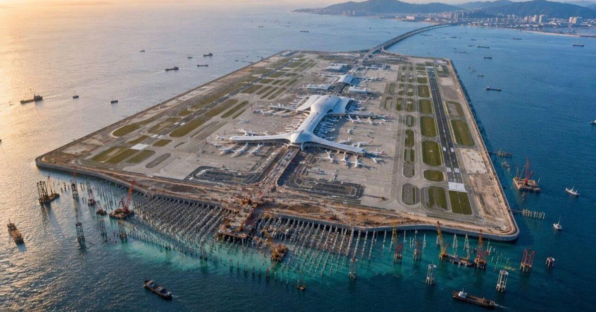 Siêu sân bay trên đảo nhân tạo lớn nhất thế giới rộng 2.000 ha, vượt Nhật Bản, Hong Kong để lập kỷ lục toàn cầu: Tương lai có thể đón tới 80 triệu khách mỗi năm, dự kiến hoàn thành vào 2035