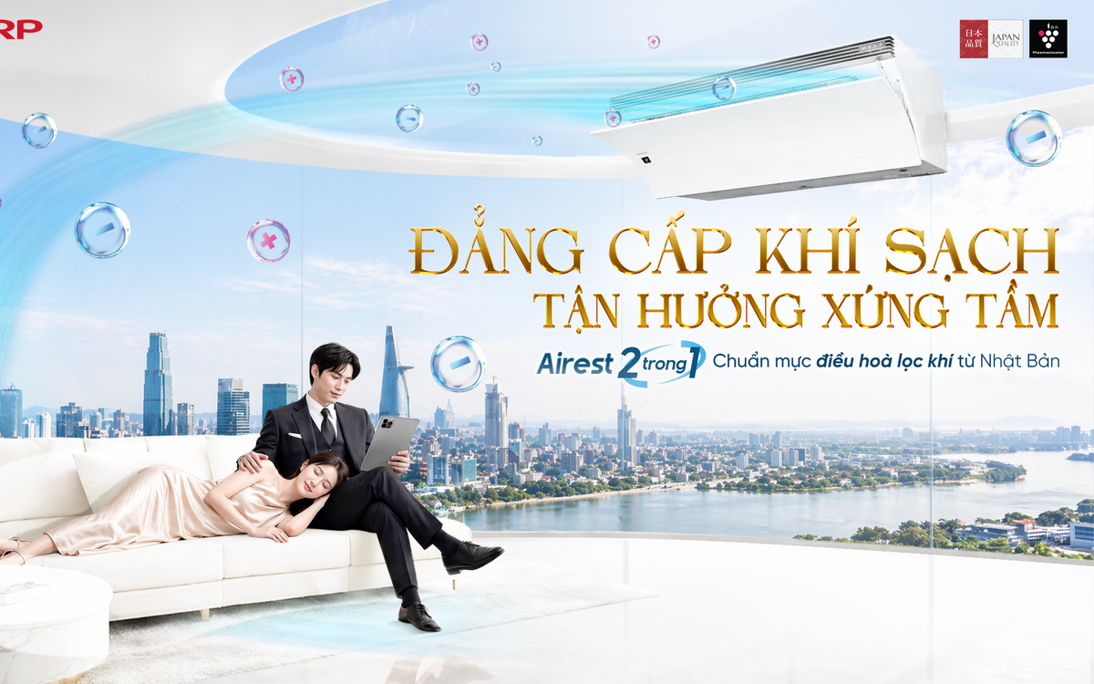 Sharp Airest được vinh danh trong "Bộ sản phẩm nâng tầm sống khỏe tiêu biểu" tại BCA 2026