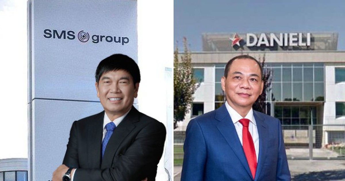 So găng 2 "chiến thần" châu Âu được tỷ phú Phạm Nhật Vượng và Trần Đình Long chọn bắt tay làm thép ray đường sắt