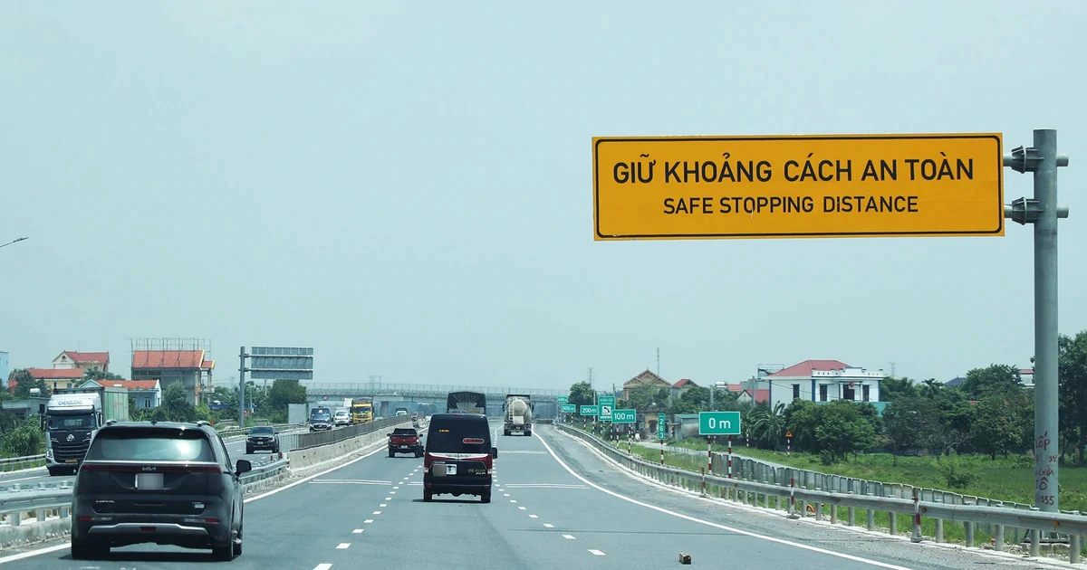 Bổ sung biển báo khoảng cách trên 7 tuyến cao tốc, chốt hạn 31/10