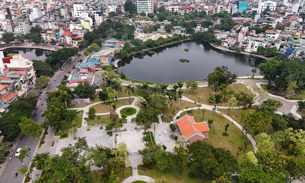 Bên trong công viên hơn 26ha ở Hà Nội trước khi điều chỉnh quy hoạch