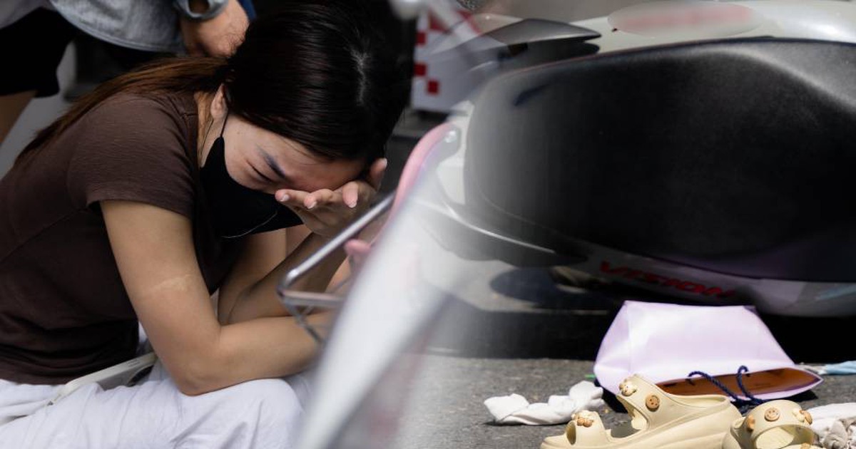 Người thân khóc ngất tại hiện trường vụ xe buýt va chạm xe máy khiến cô gái tử vong ở Hà Nội, nhân chứng kể chi tiết đau lòng