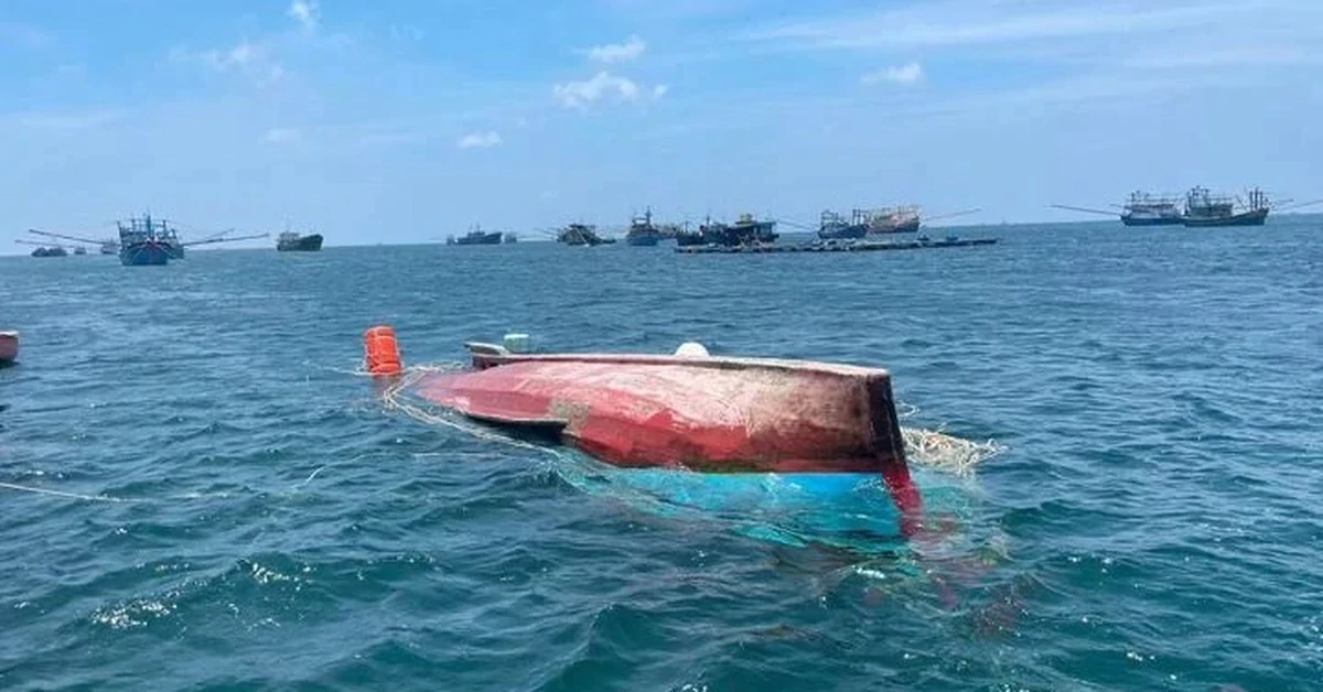 Chìm tàu gần vịnh Mũi Né