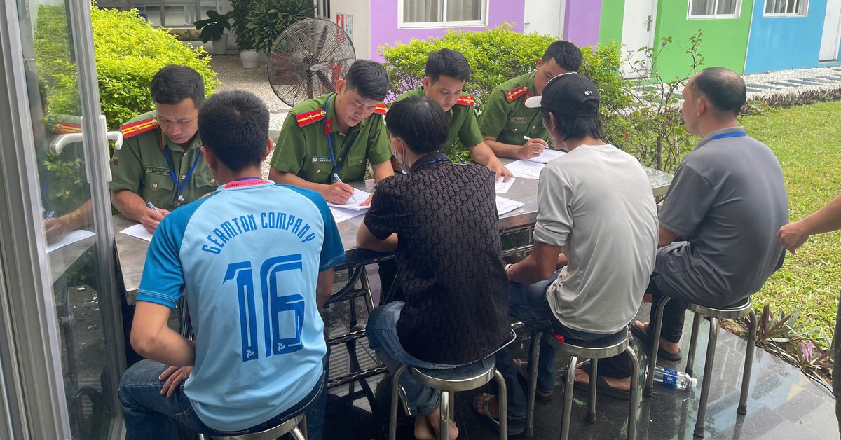 Công an kiểm tra 500 cán bộ, công nhân viên 1 công ty