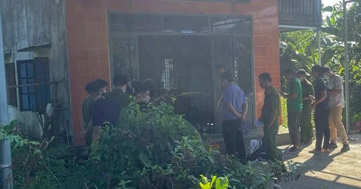 Hai cha con chết cháy trong nhà lúc rạng sáng