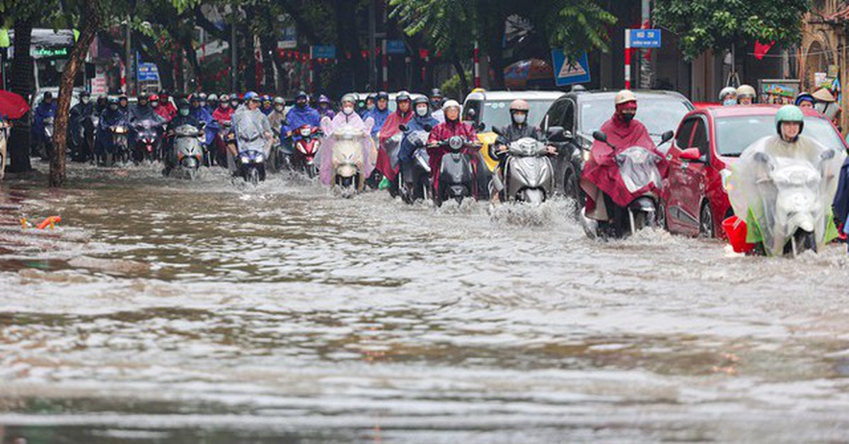 Ngày mai, nhiều nơi có mưa to đến rất to, kéo dài 2 ngày liên tiếp