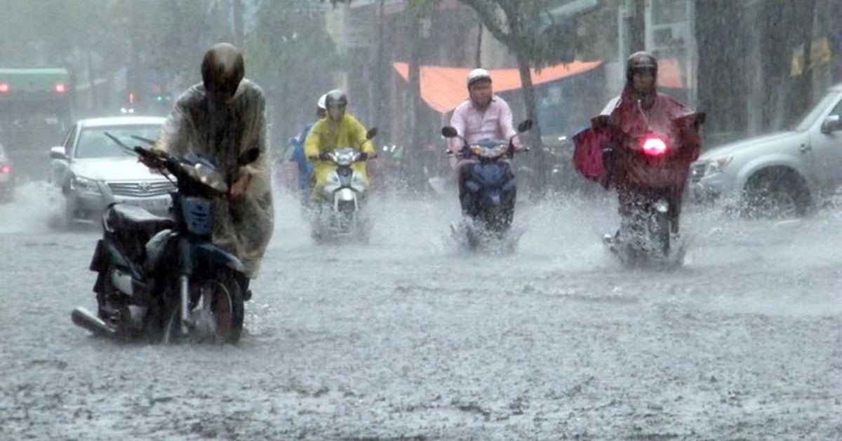 Ngày mai, nhiều khu vực sẽ có mưa to đến rất to