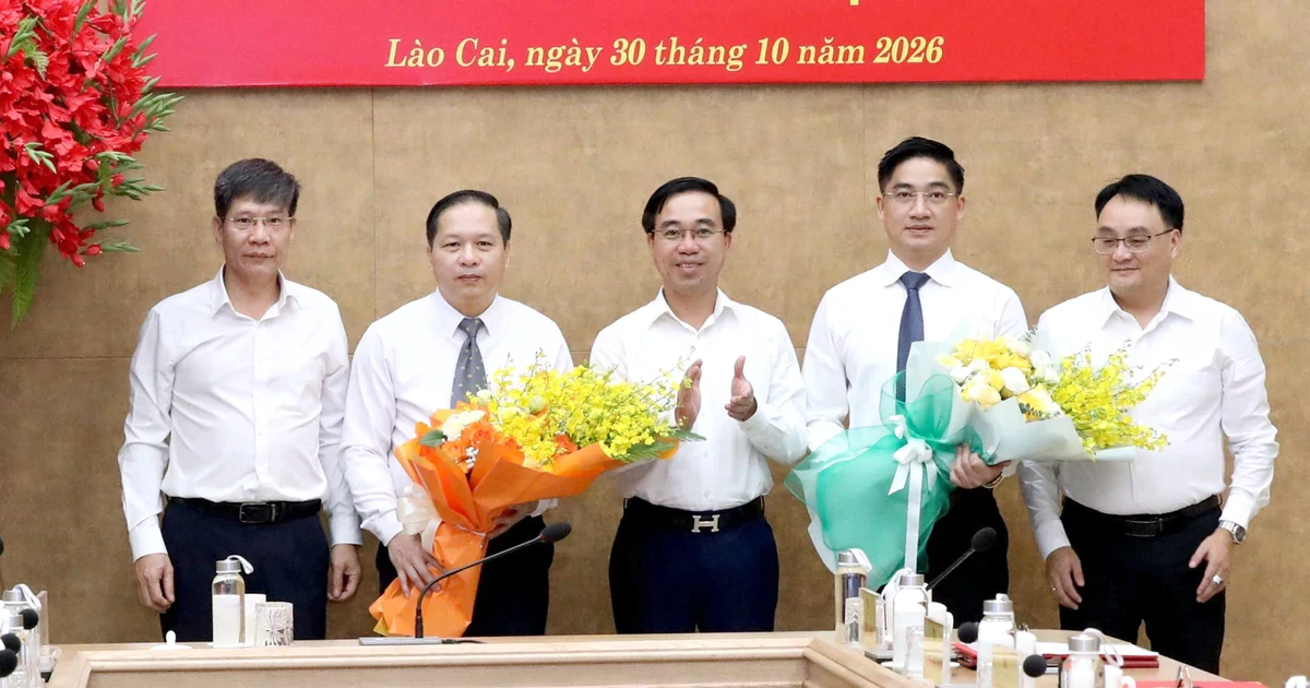 Ban Thường vụ Tỉnh ủy Lào Cai công bố các quyết định về công tác cán bộ