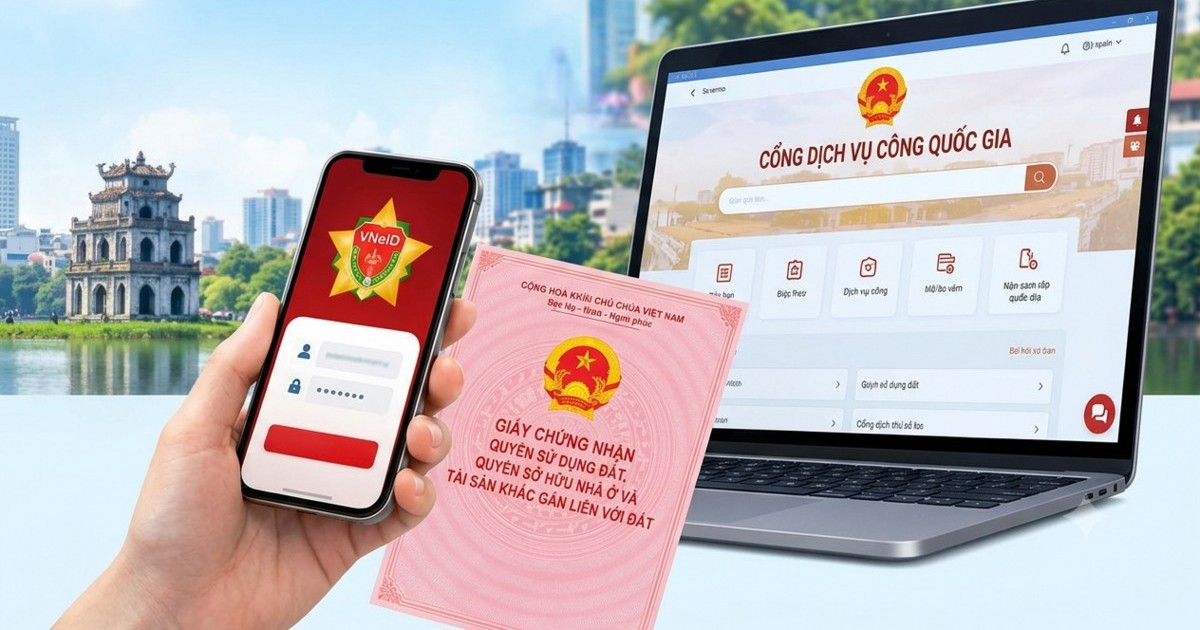6 bước nộp hồ sơ đính chính sổ đỏ online ở Hà Nội