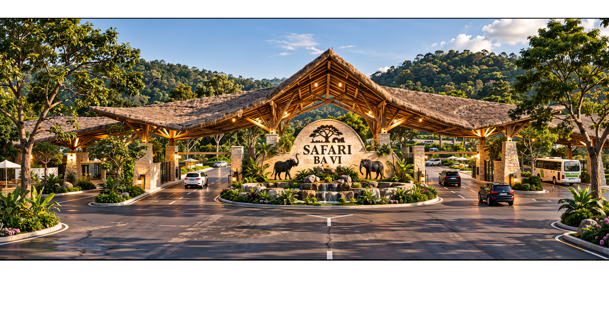 Hà Nội sắp có công viên Safari gần 300ha, quy mô gấp 2,4 lần Mandai Wildlife Reserve của Singapore, vốn hơn 6.500 tỷ đồng do Sun Group đầu tư