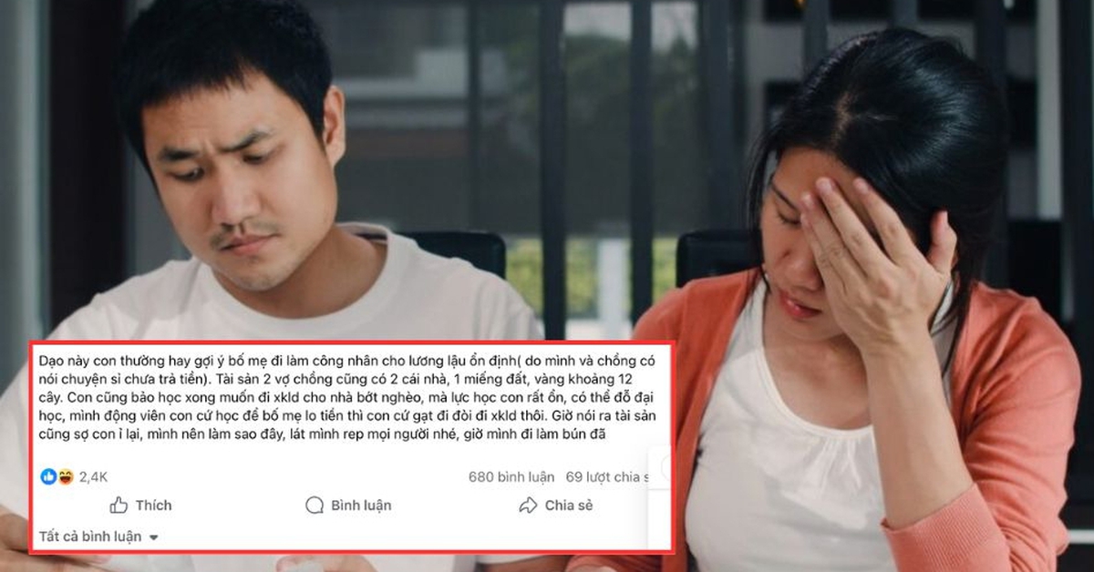 Một tình huống cha mẹ “giả nghèo” đang khiến phụ huynh chia phe tranh luận: Nên công khai hay cứ im lặng để con tự lập?