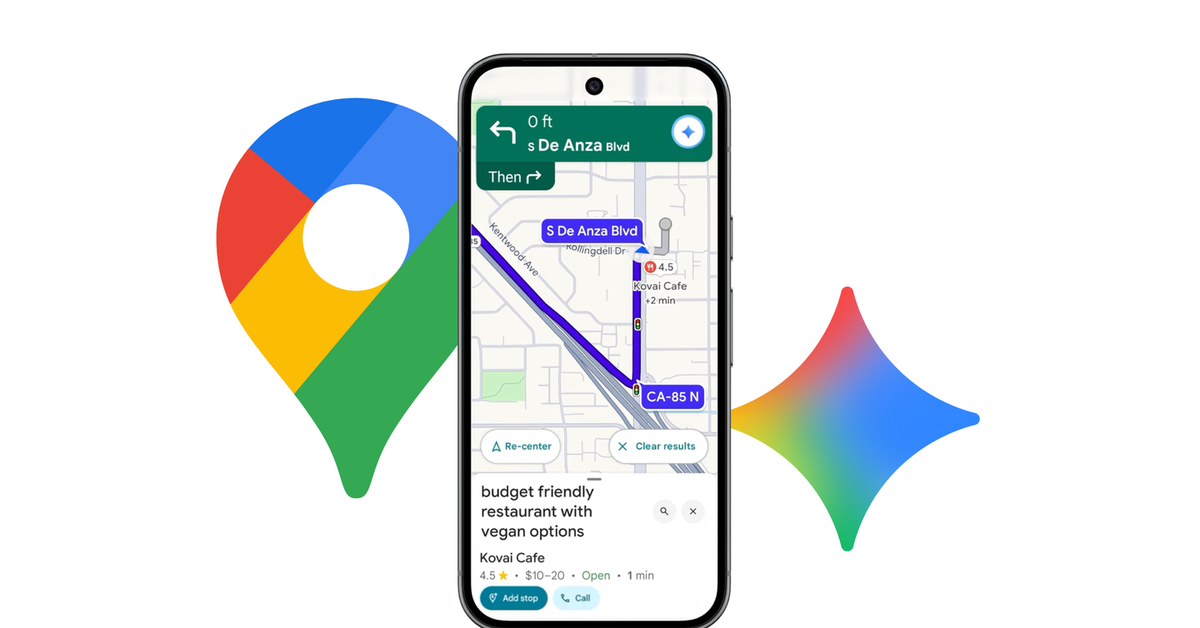 Google vừa biến Maps thành bản đồ "hiểu chuyện" với Gemini, hỏi gì đáp nấy, thêm điều hướng 3D