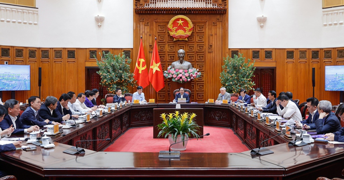 Thường trực Chính phủ làm việc với Hà Nội về Quy hoạch tổng thể Thủ đô tầm nhìn 100 năm