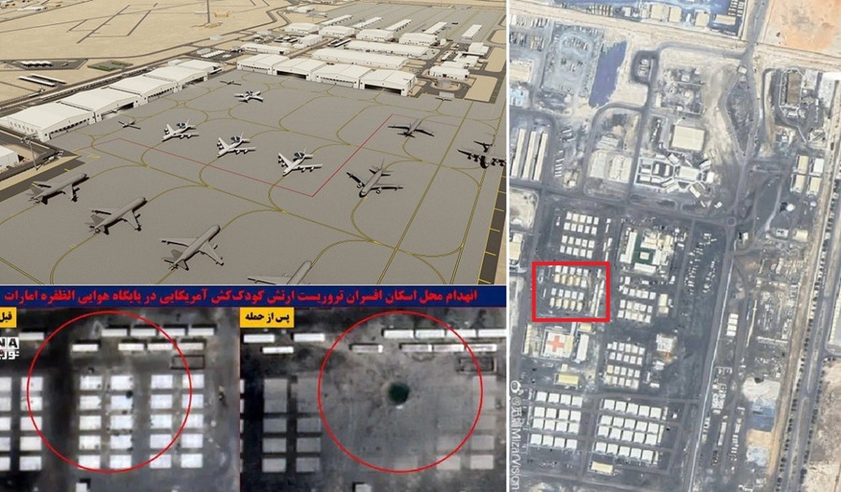 Tên lửa Khorramshahr-4 thổi bay cả khối nhà trong căn cứ Mỹ ở UAE