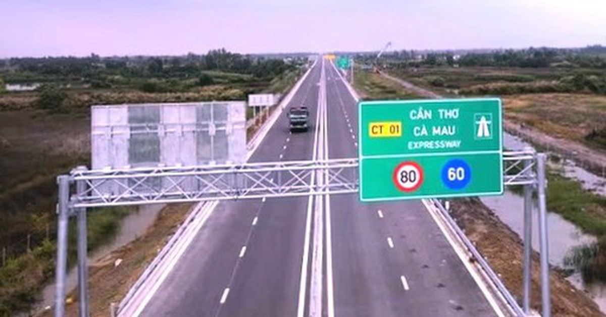 Dự kiến tạm dừng khai thác tuyến cao tốc Hậu Giang – Cà Mau