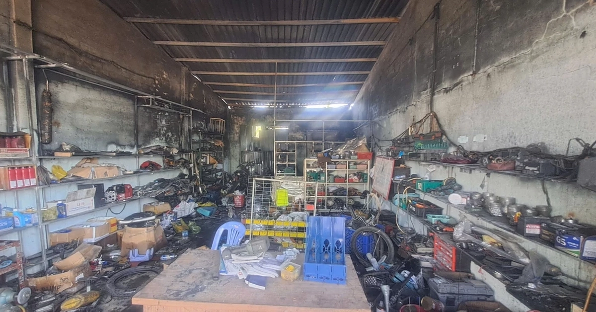 Vụ cháy làm 2 em nhỏ tử vong tại Vĩnh Long: Chập điện khi sạc bình xe