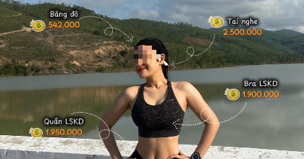 Bóc giá" outfit tập chạy, hot girl khiến người xem "choáng" với số tiền gây tranh cãi