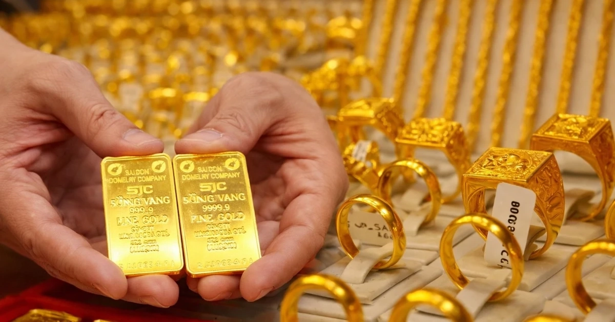 Giá vàng đồng loạt tăng rất mạnh