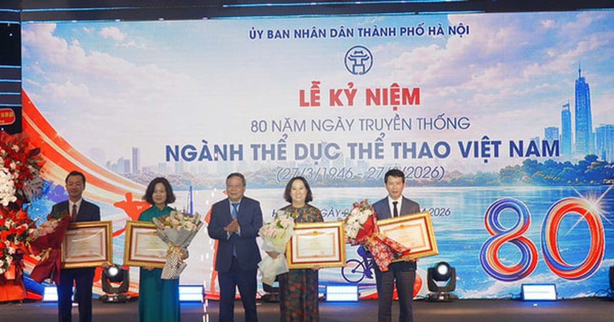 Hà Nội: Mít tinh kỷ niệm 80 năm Ngày truyền thống ngành Thể dục thể thao Việt Nam