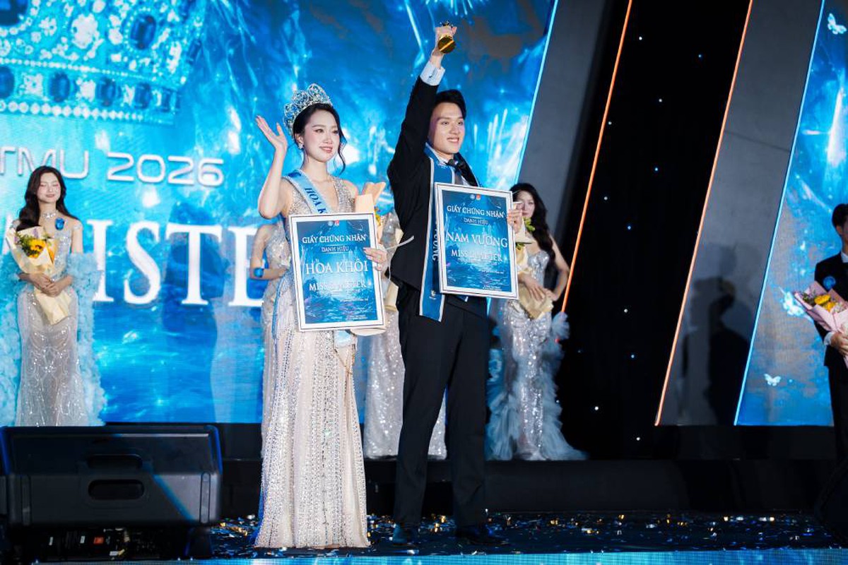Sinh viên Khoa Khách sạn Du lịch đăng quang Nam vương Miss & Mister TMU 2026