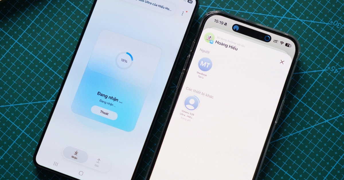 Tạm biệt Zalo, Messenger, điện thoại Samsung đã có thể AirDrop siêu tiện với iPhone