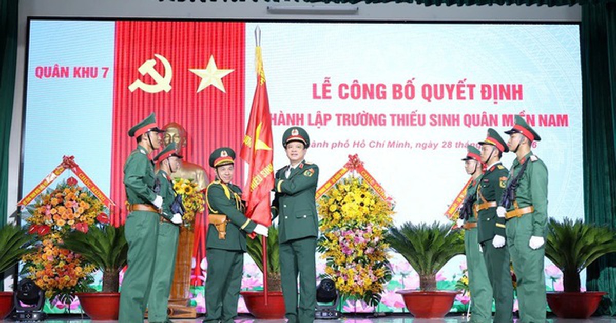 Thành lập trường Thiếu sinh quân miền Nam