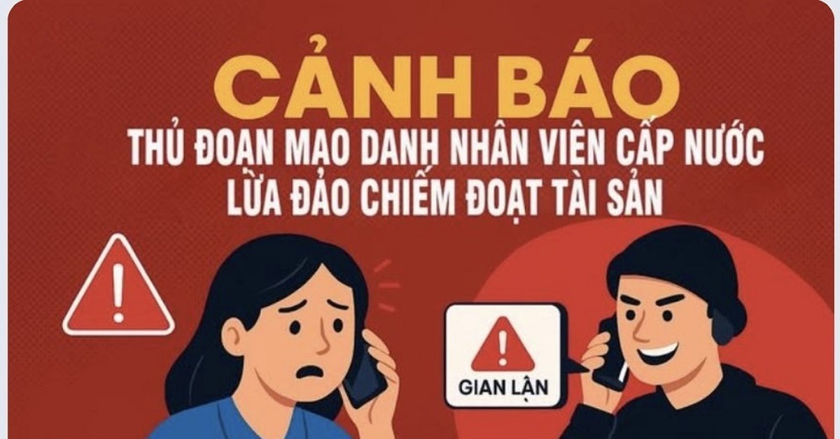 "Sập bẫy" kẻ giả danh nhân viên công ty cấp nước, người đàn ông mất 220 triệu