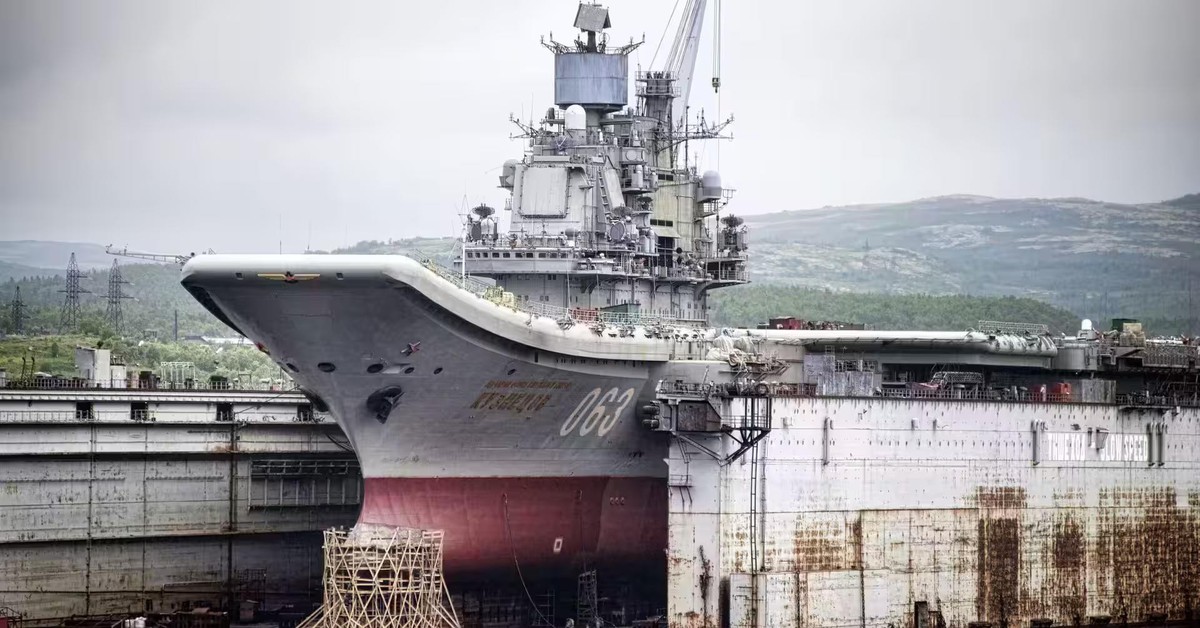 Nga để lộ hình ảnh tàu sân bay độc nhất vô nhị, số phận cuối cùng vẫn còn là ẩn số?