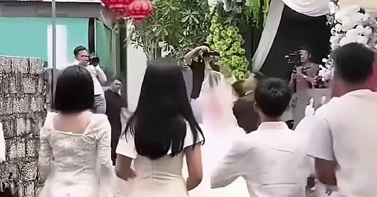 2 thanh niên xô ngã cô gái ngã sõng soài để tranh bắt hoa cưới: Người trong cuộc lên tiếng